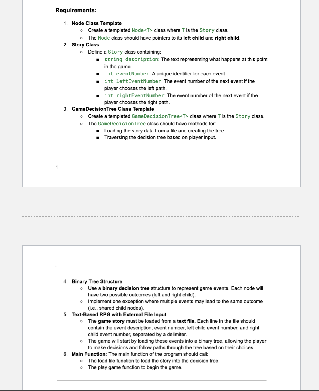 why wont my code update the binary tree. It keeps