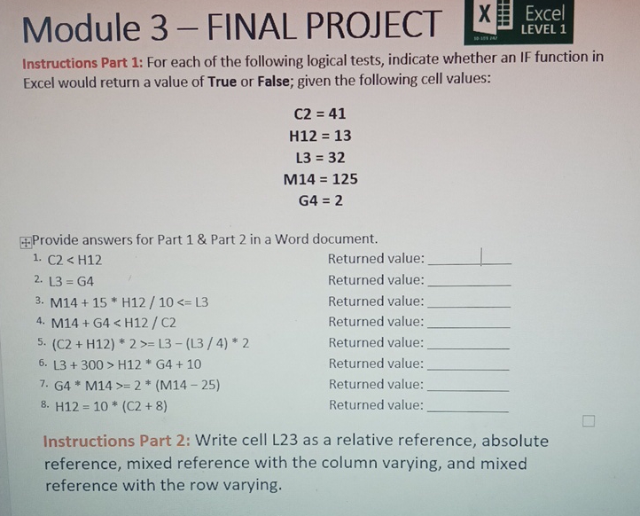 Module 3 - FINAL PROJECT Instructions Part 1 :