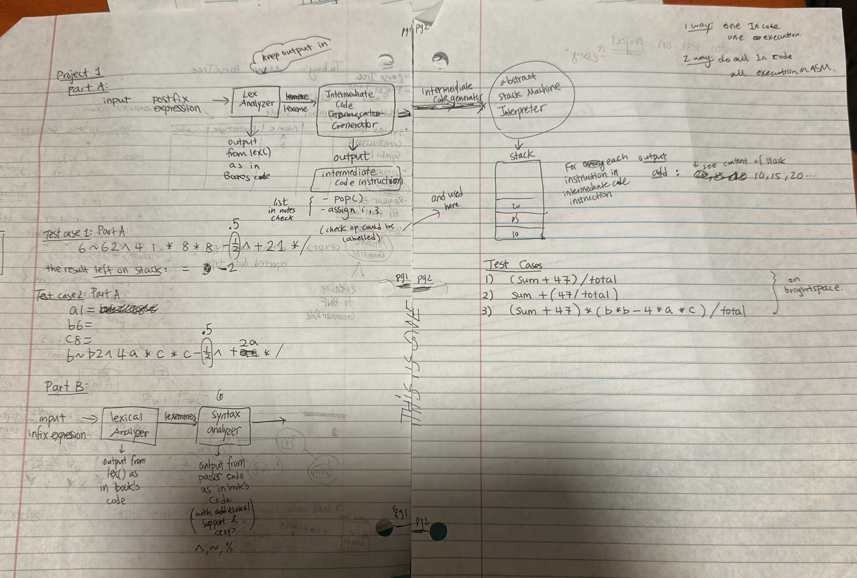 In the new parser function exp ( ) please have