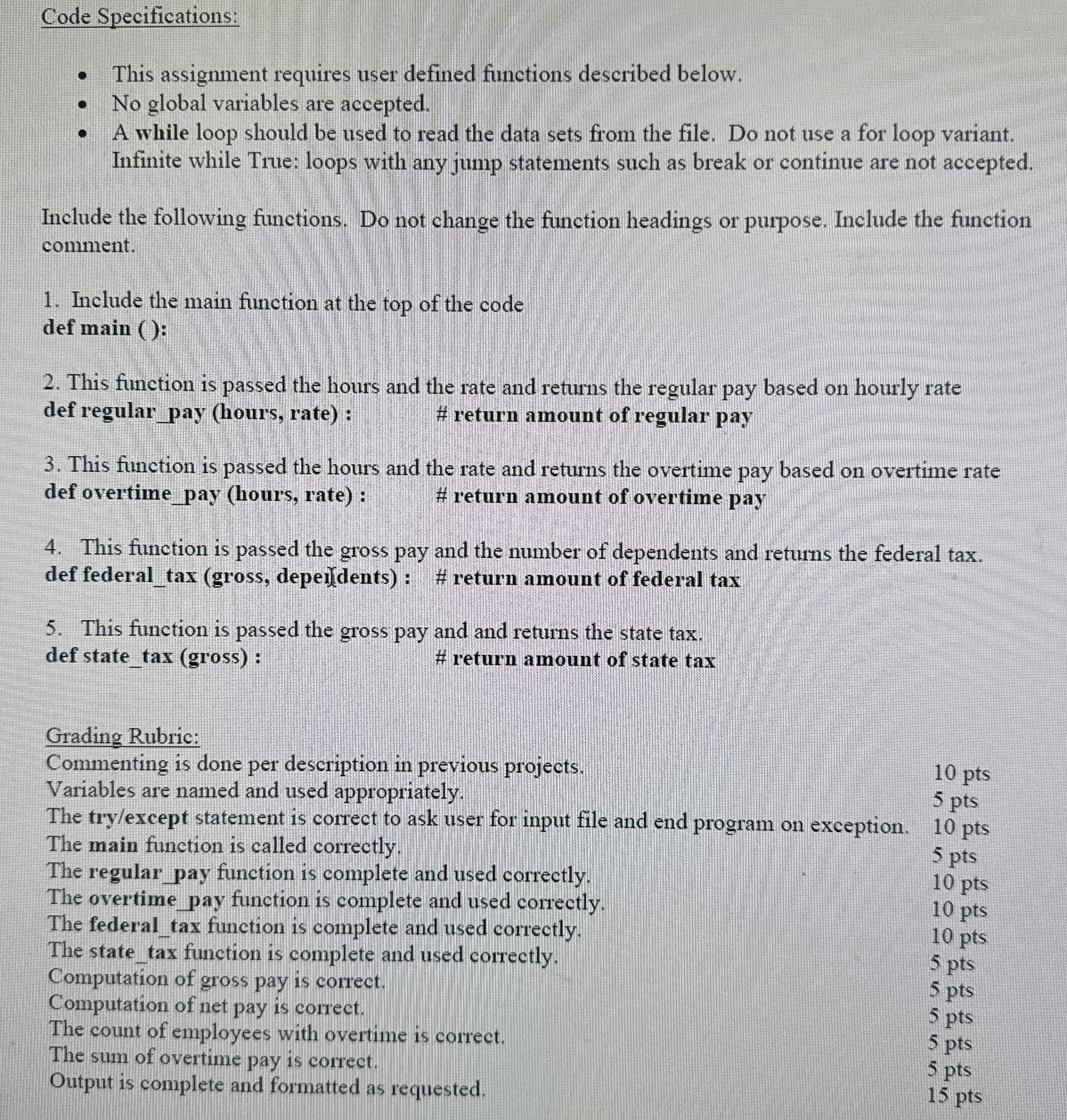 Notes: Use the same documentation and design