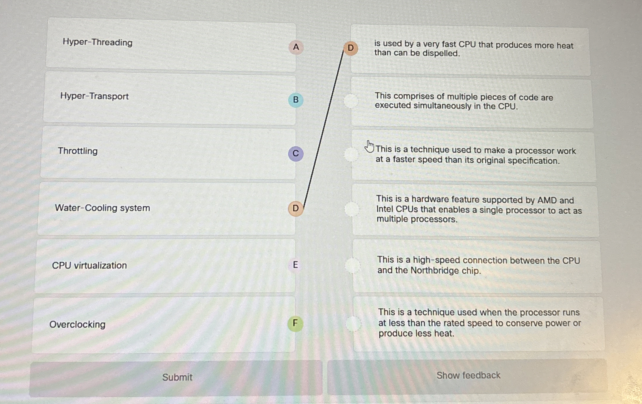 Hyper - Threading Hyper - Transport Throttling