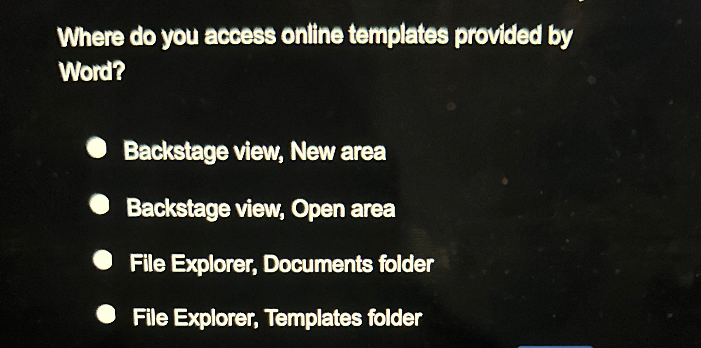 Where do you access online templates provided by
