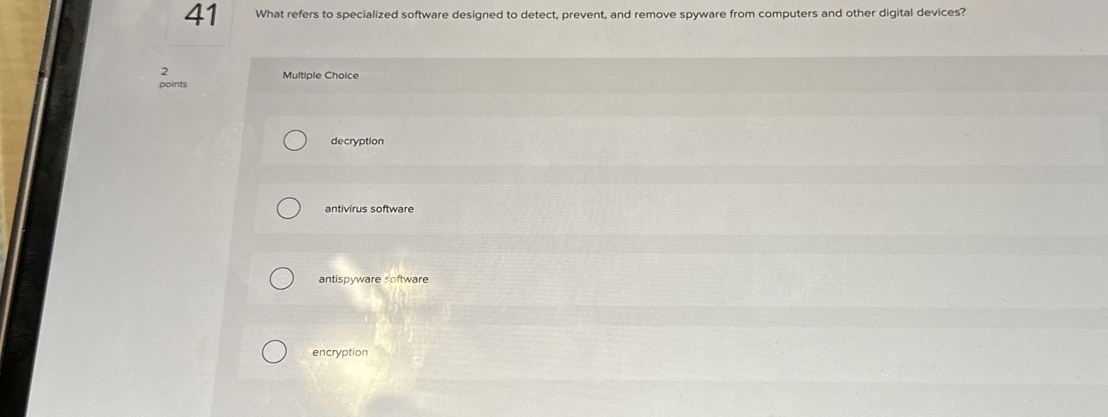4 1 What refers to specialized software designed