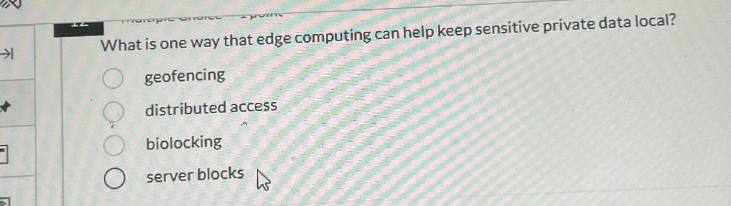 What is one way that edge computing can help keep