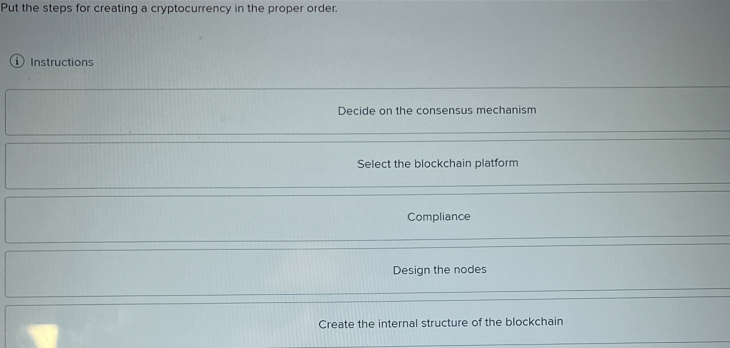 Put the steps for creating a cryptocurrency in