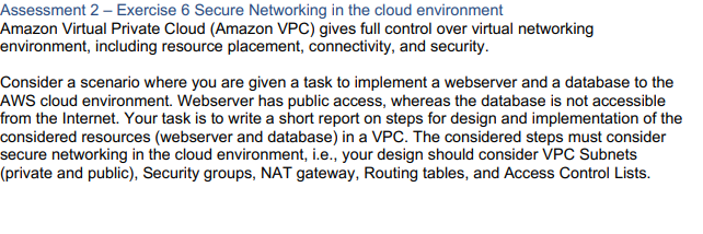 Assessment 2 - Exercise 6 Secure Networking in