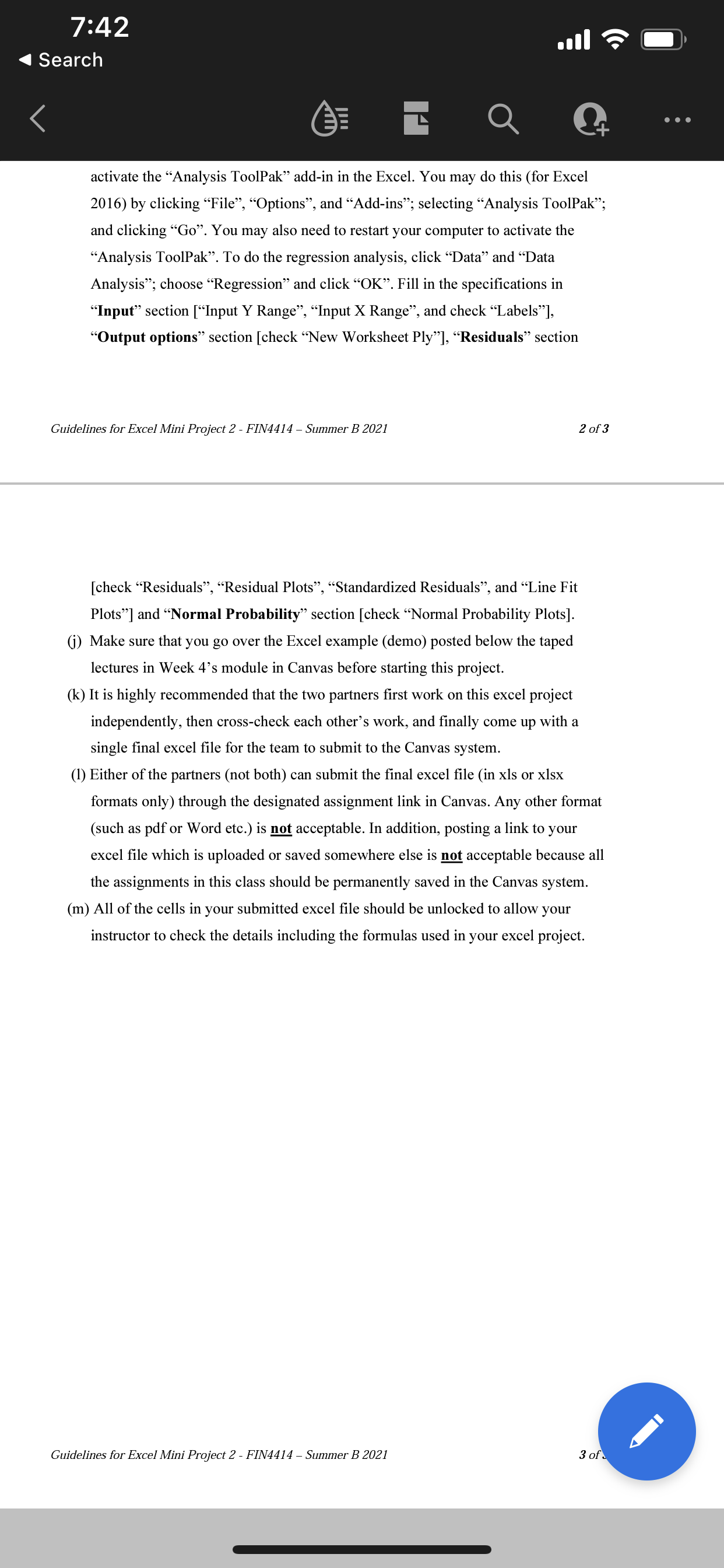 7:42 Search Q . . . activate the "Analysis