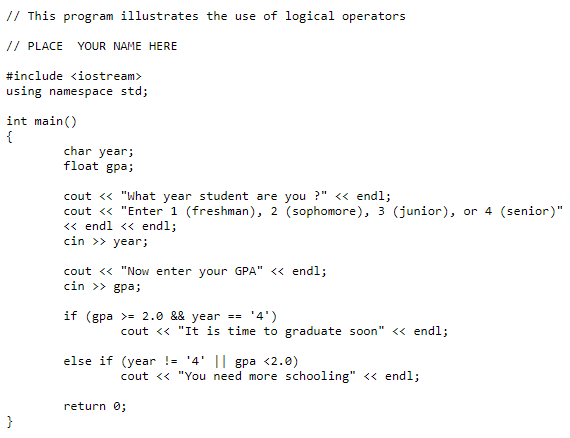 I need help with finishing these codes in visual