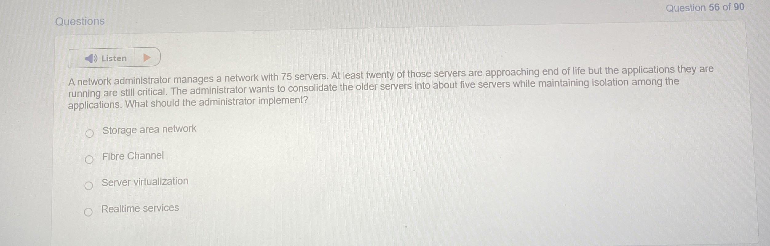 A network administrator manages a network with 7