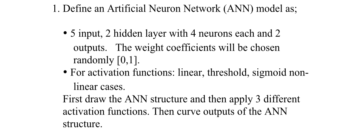 Define an Artificial Neuron Network ( ANN ) model