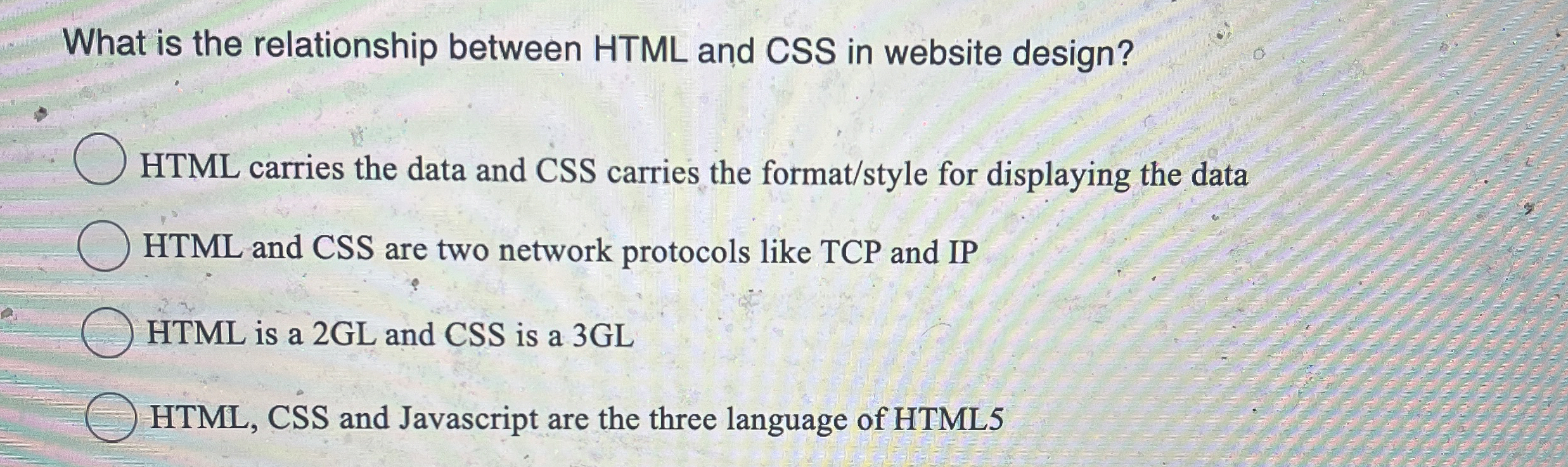 What is the relationship between HTML and CSS in