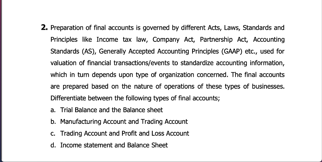 Question: Really need help in this Questions 1.