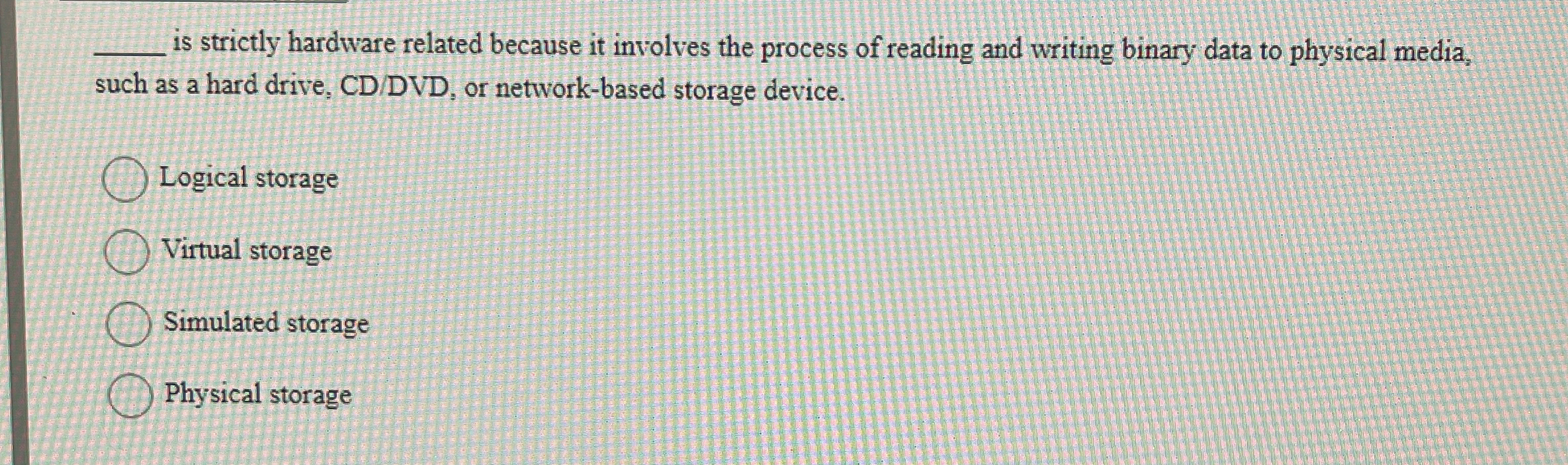 q , is strictly hardware related because it