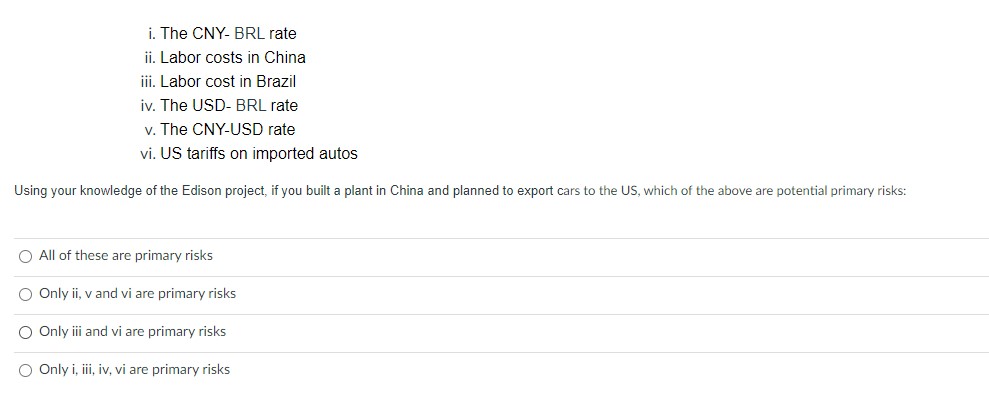 Please see attachment below and help: i. The CNY-