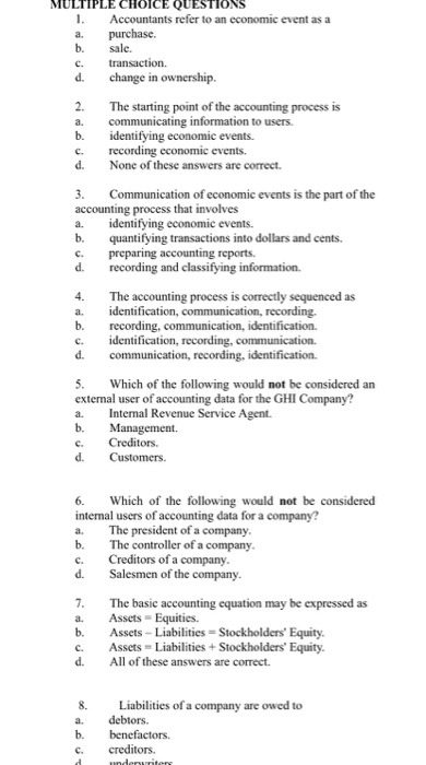 Section A. i. Choose the correct answer. MULTIPLE