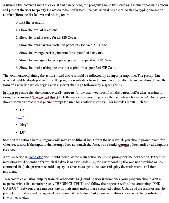 Implement a java class method interacting with