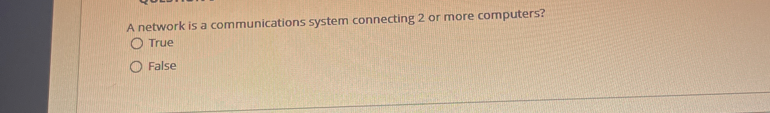 A network is a communications system connecting 2