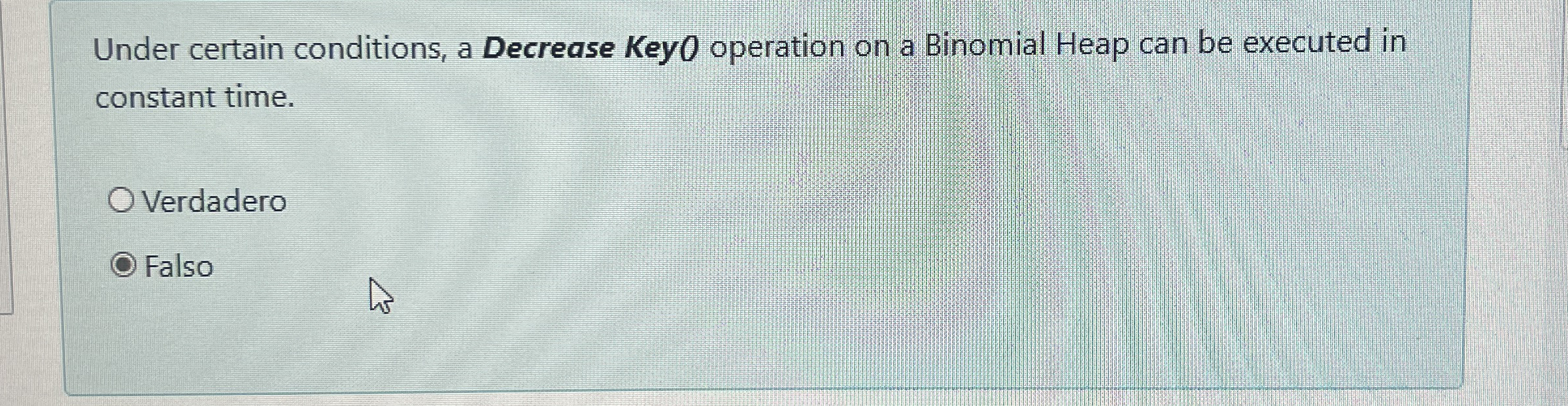 Under certain conditions, a Decrease Key 0