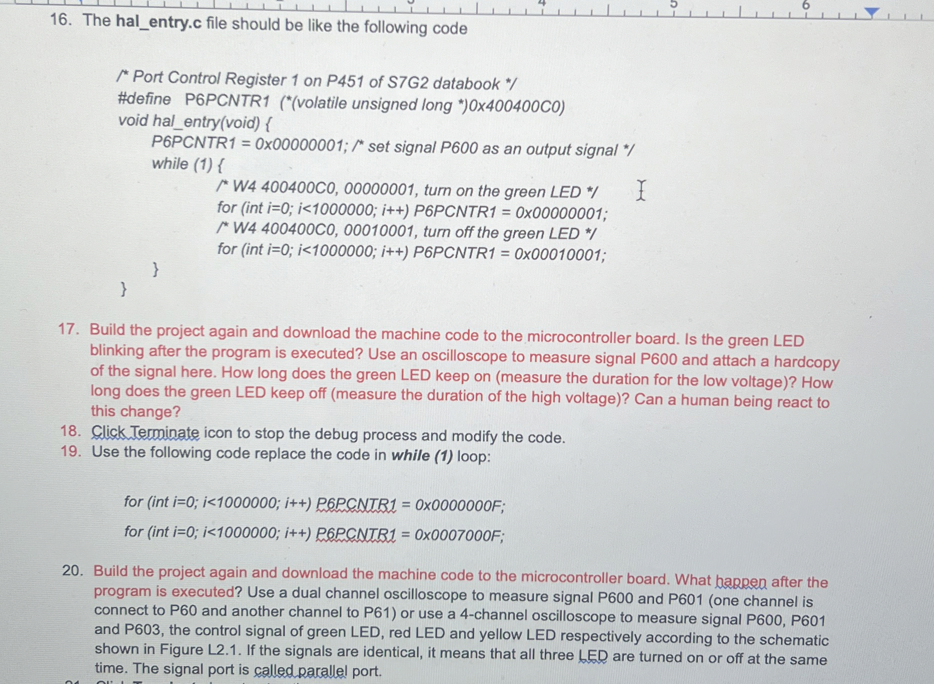 The hal _ entry.c file should be like the