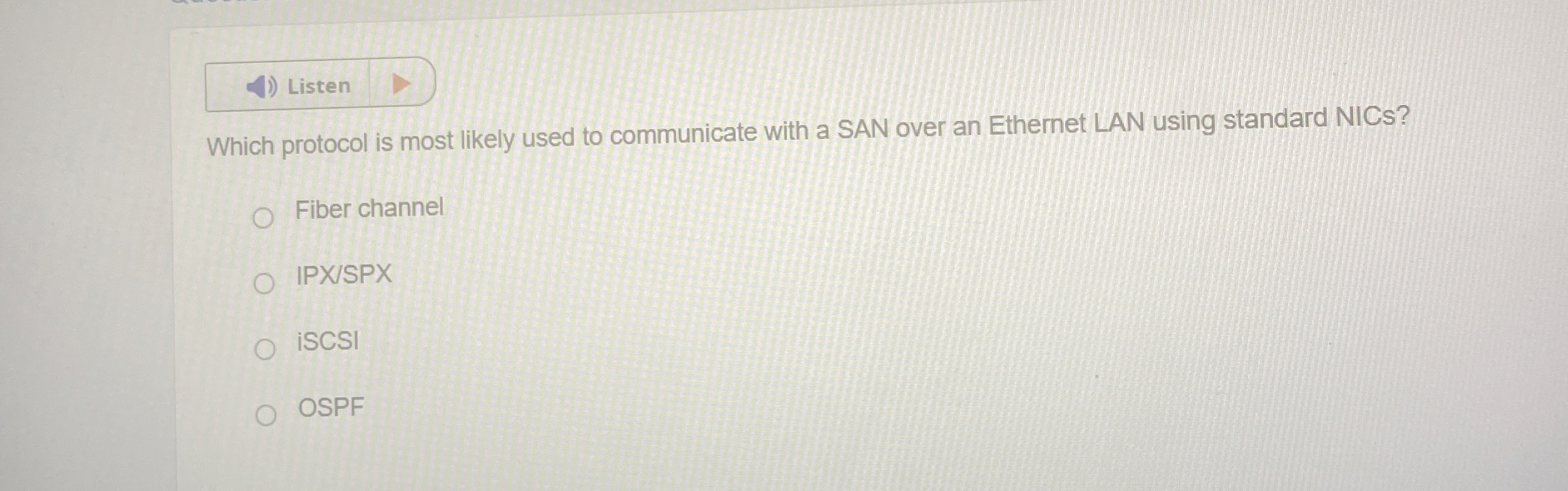 Which protocol is most likely used to communicate