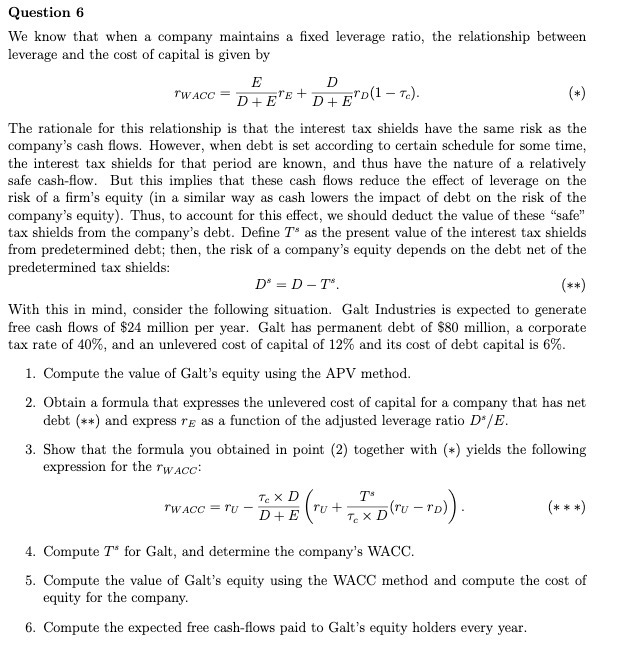 Kindly help answer. Question 6 We know that when