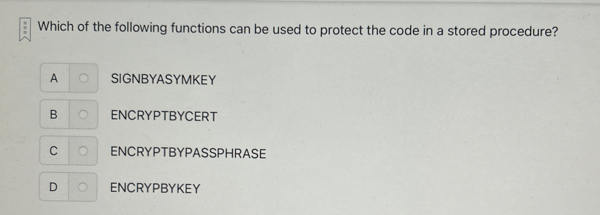 Which of the following functions can be used to