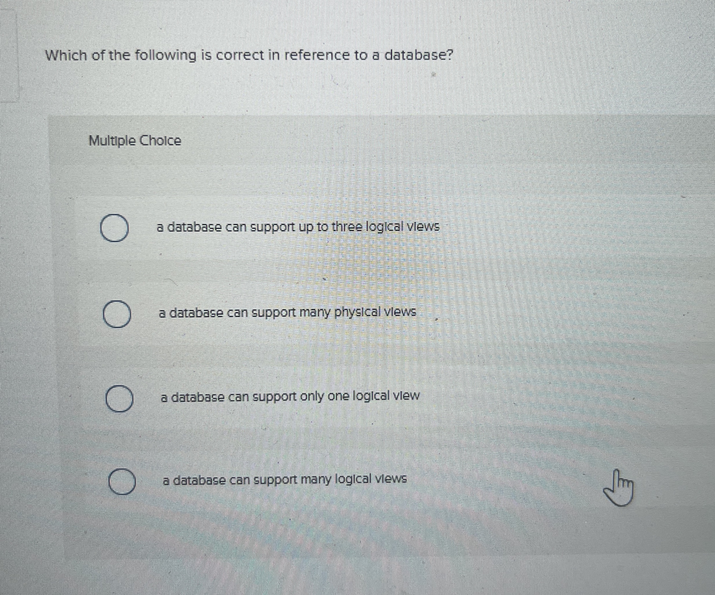 Which of the following is correct in reference to