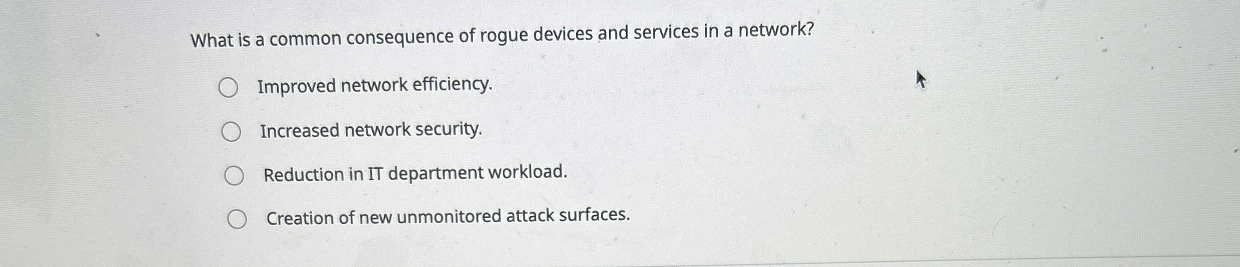 What is a common consequence of rogue devices and