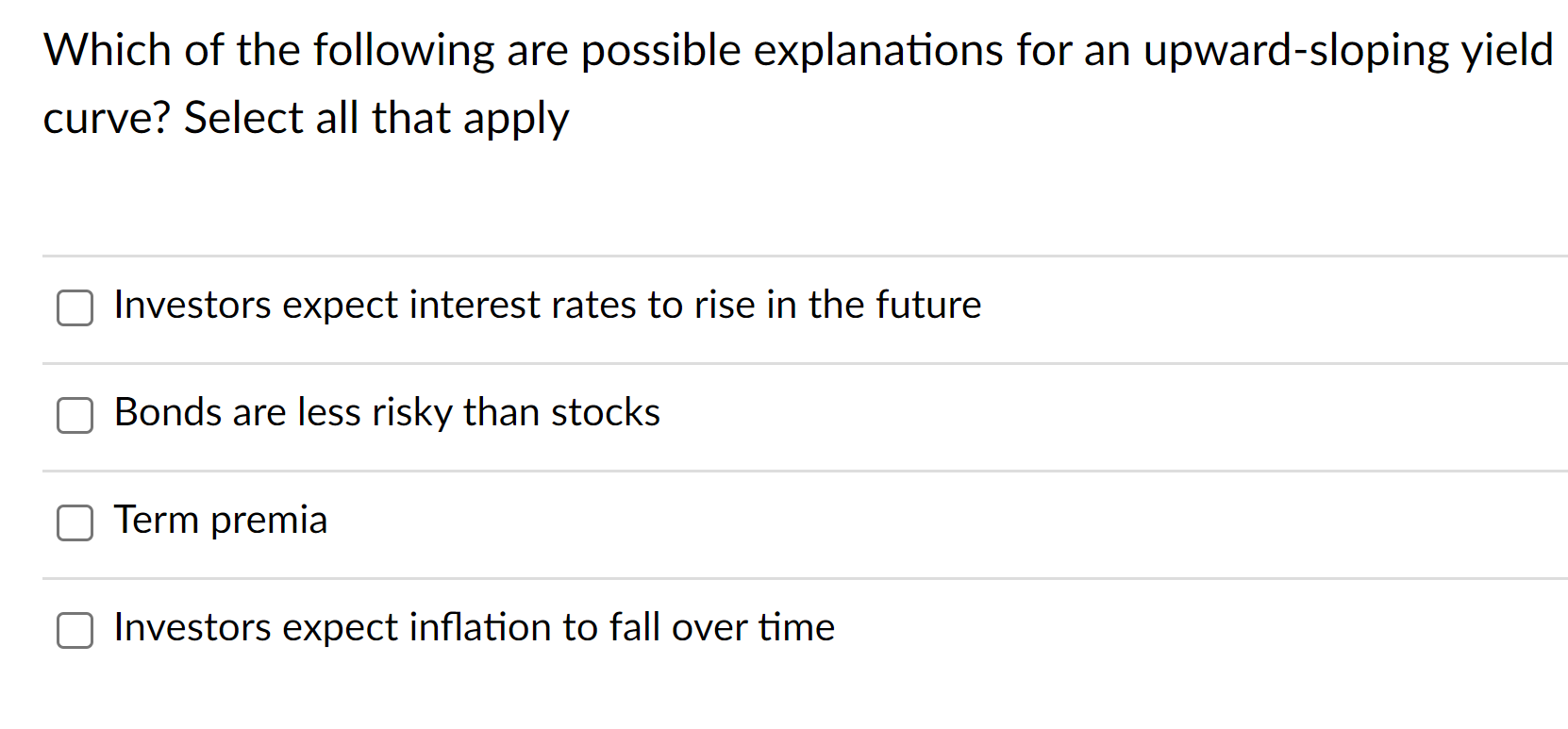 Consider a stock whose price is $100, the