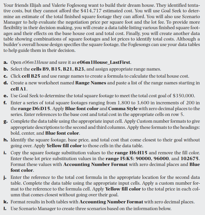 Your friends Elijah and Valerie Foglesong want to