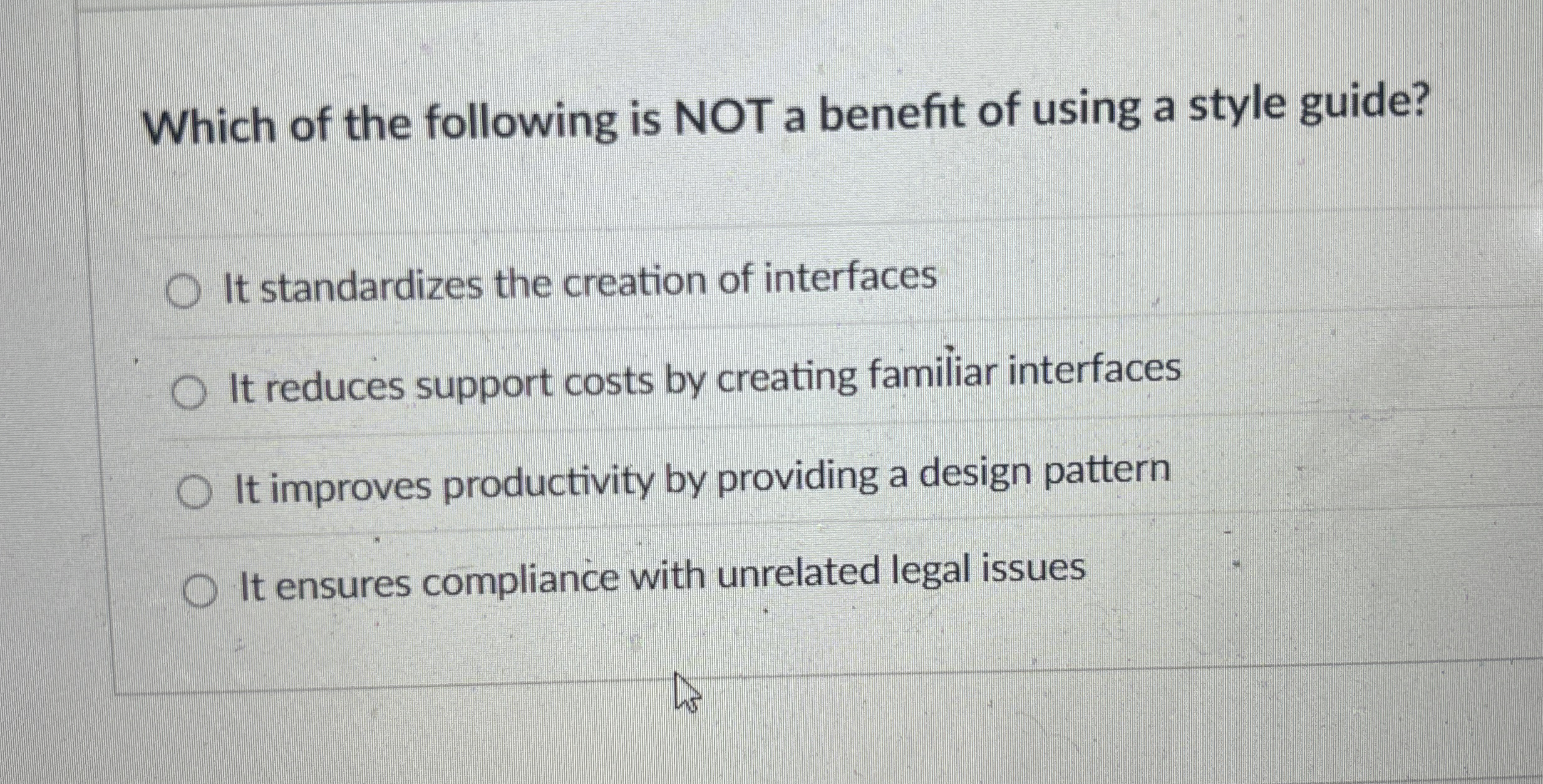 Which of the following is NOT a benefit of using