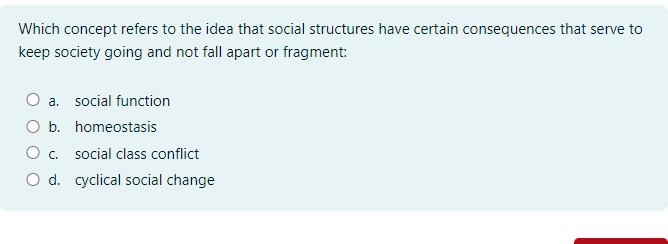 Which concept refers to the idea that social