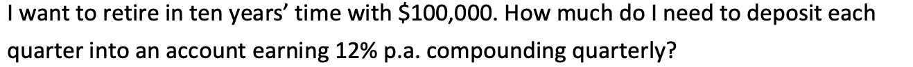 I want to retire in ten years' time with