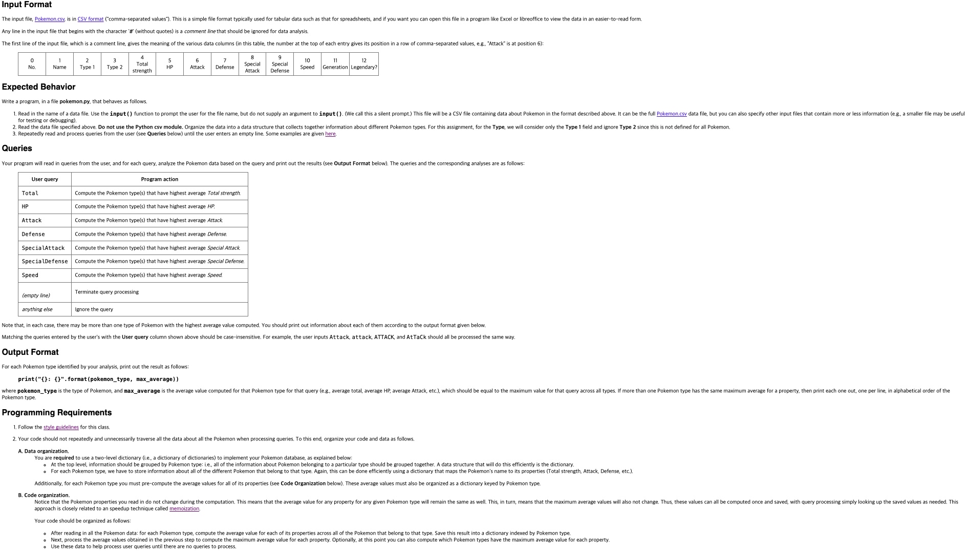 CSc 1 2 0 : Pokemon data analysis Introduction