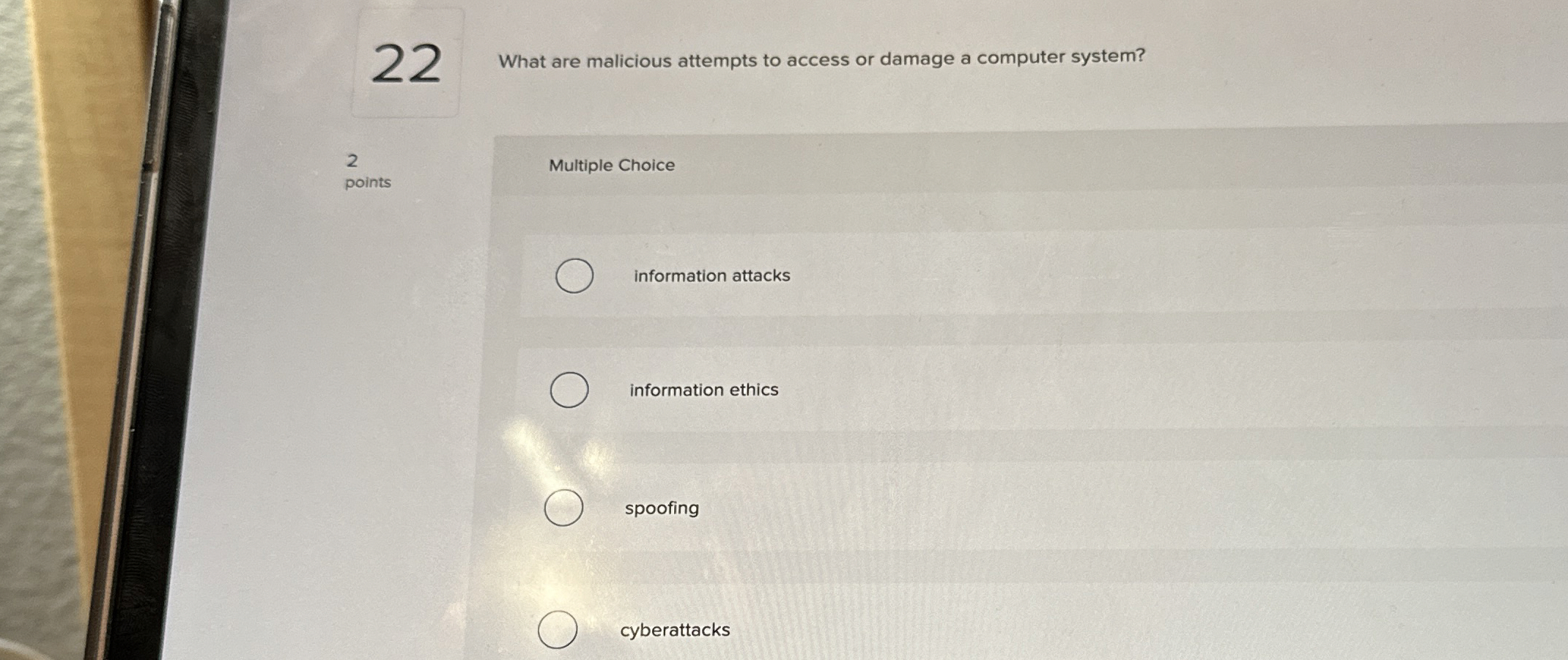 2 2 What are malicious attempts to access or