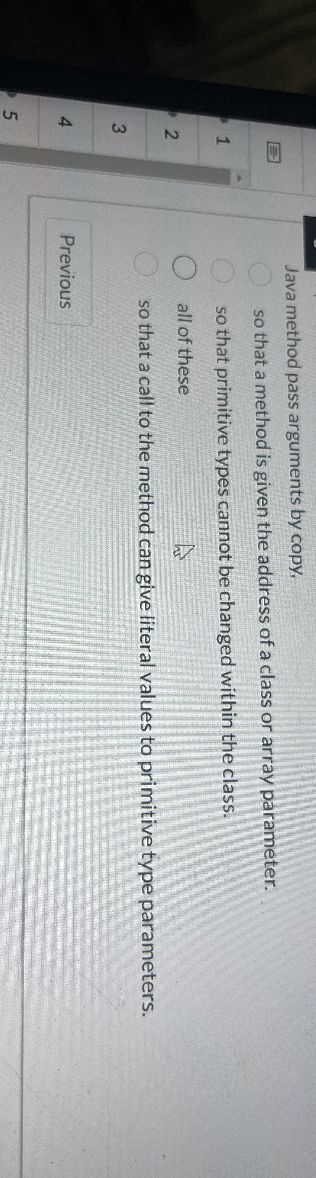 Java method pass arguments by copy, so that a