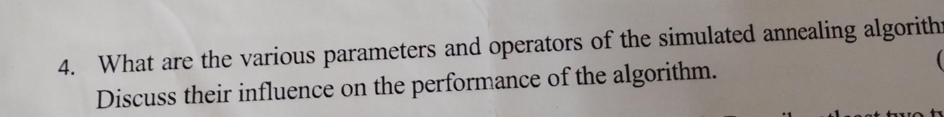 What are the various parameters and operators of