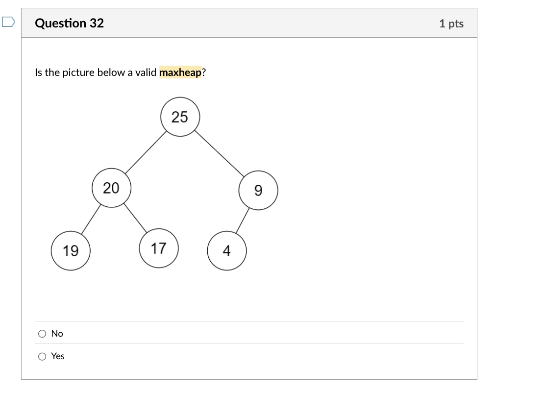 Question 3 2 Is the picture below a valid