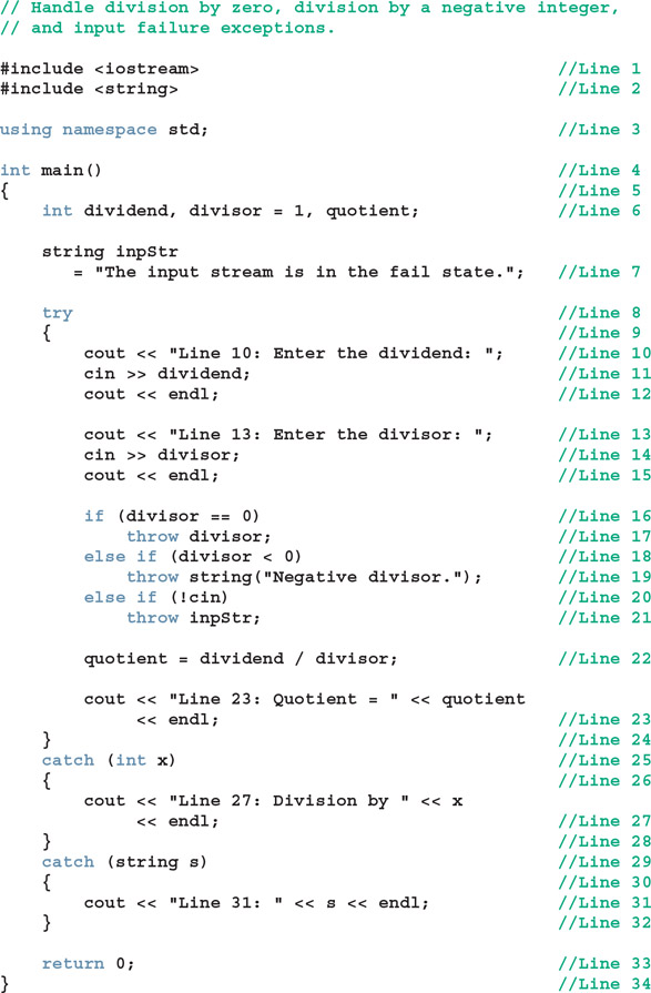 / / Handle division by zero, division by a