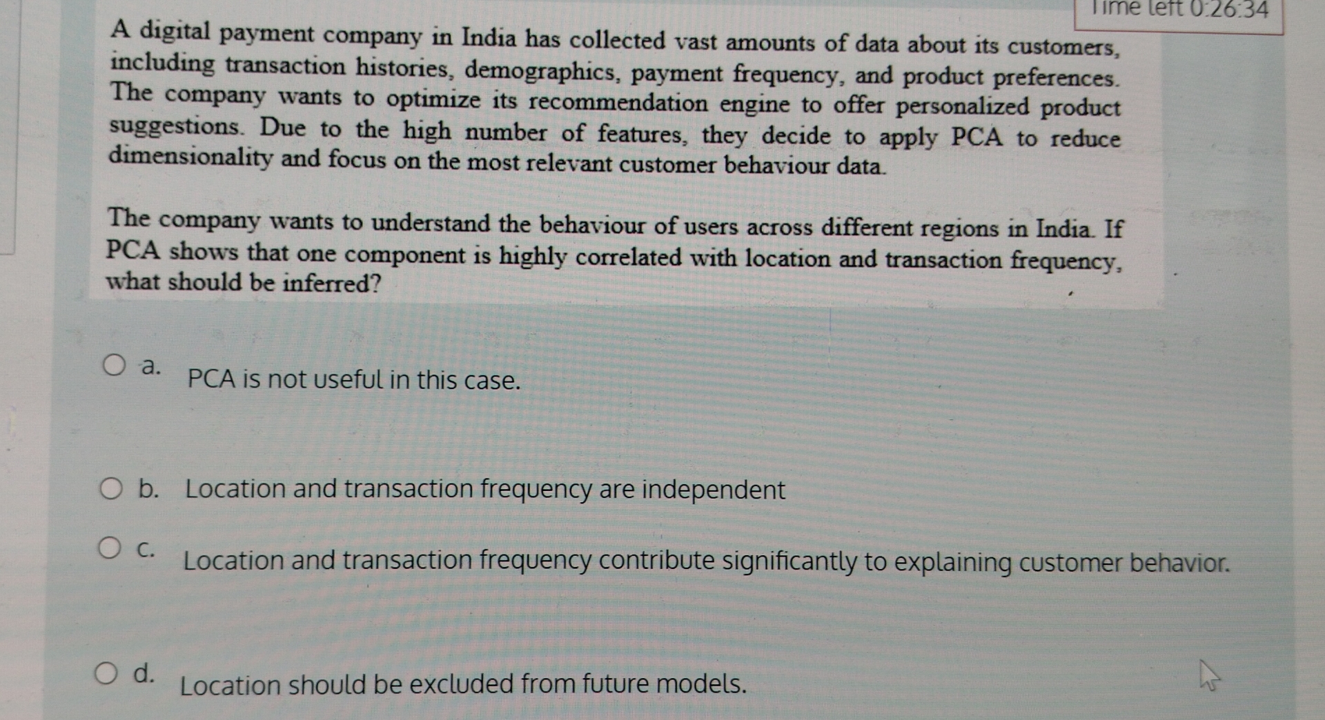 A digital payment company in India has collected
