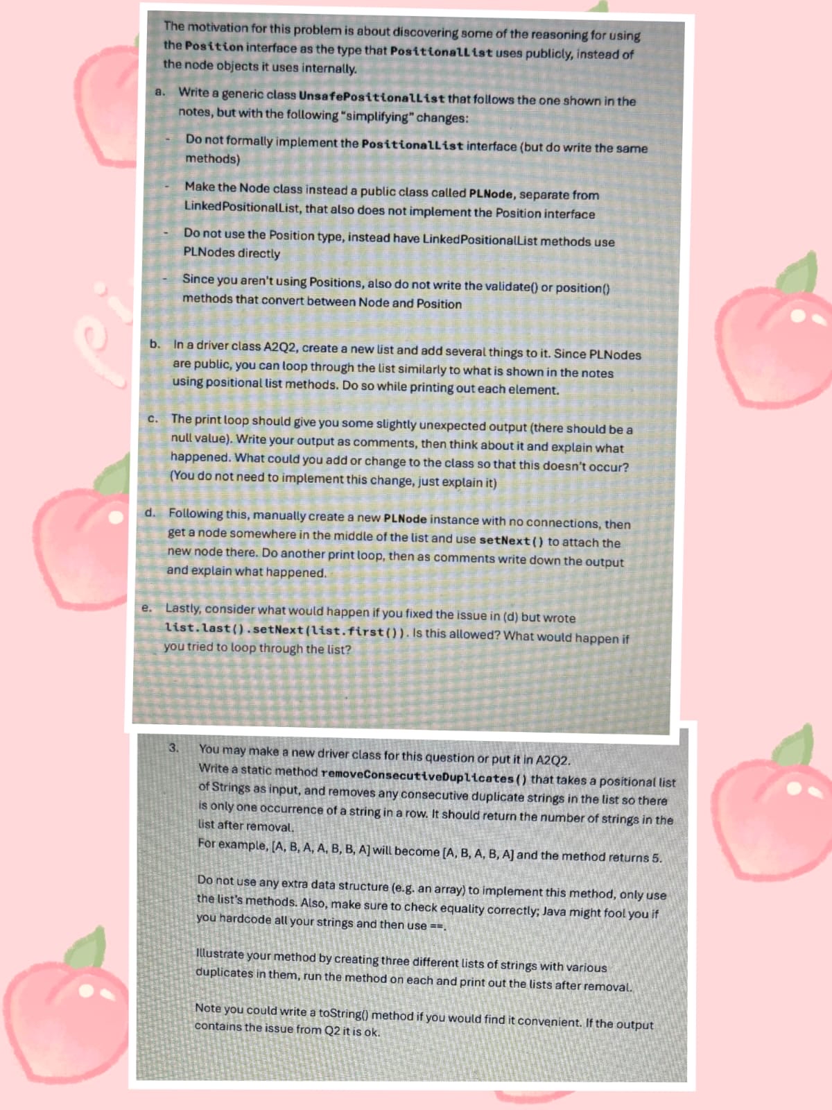 The motivation for this problem is about