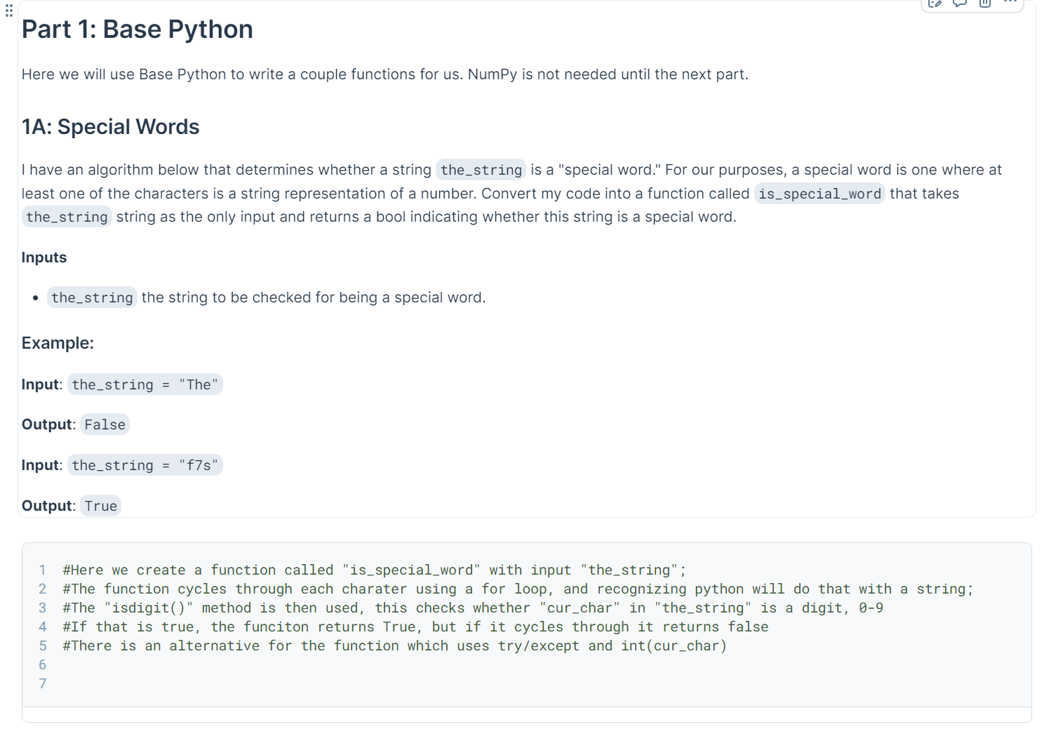 Base Python, Counting Words and Weird
