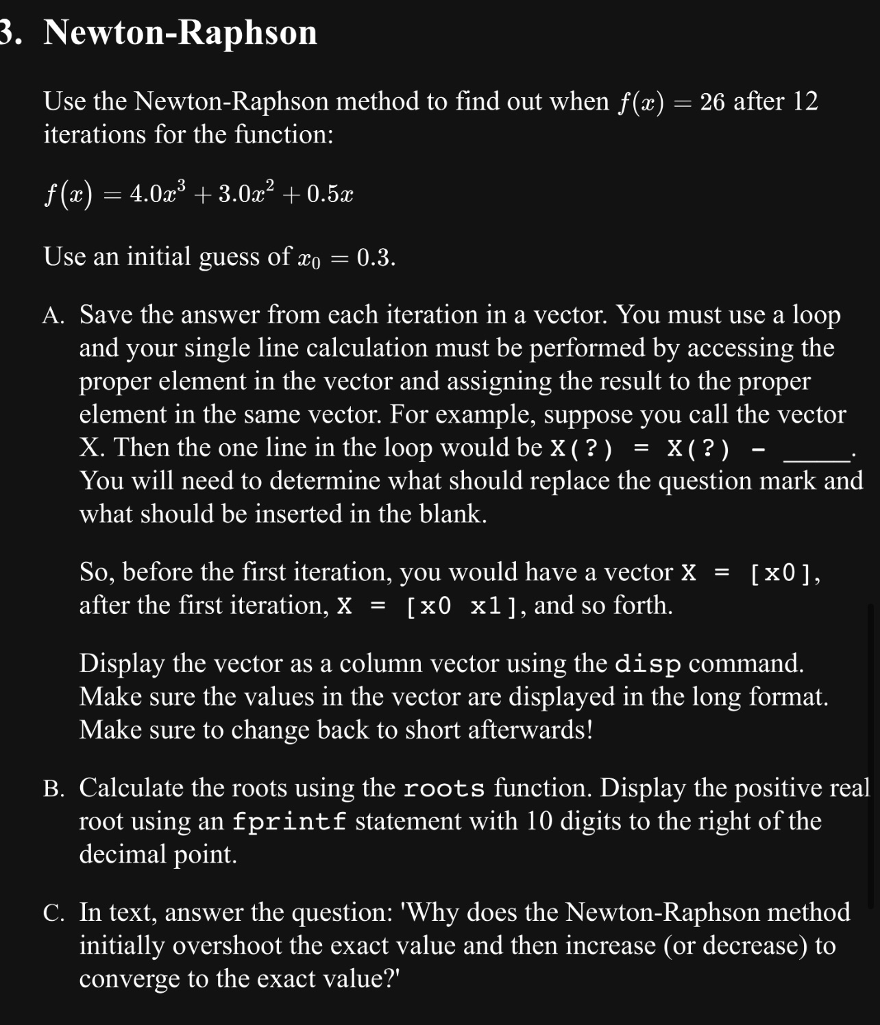 Beginner in using matlab