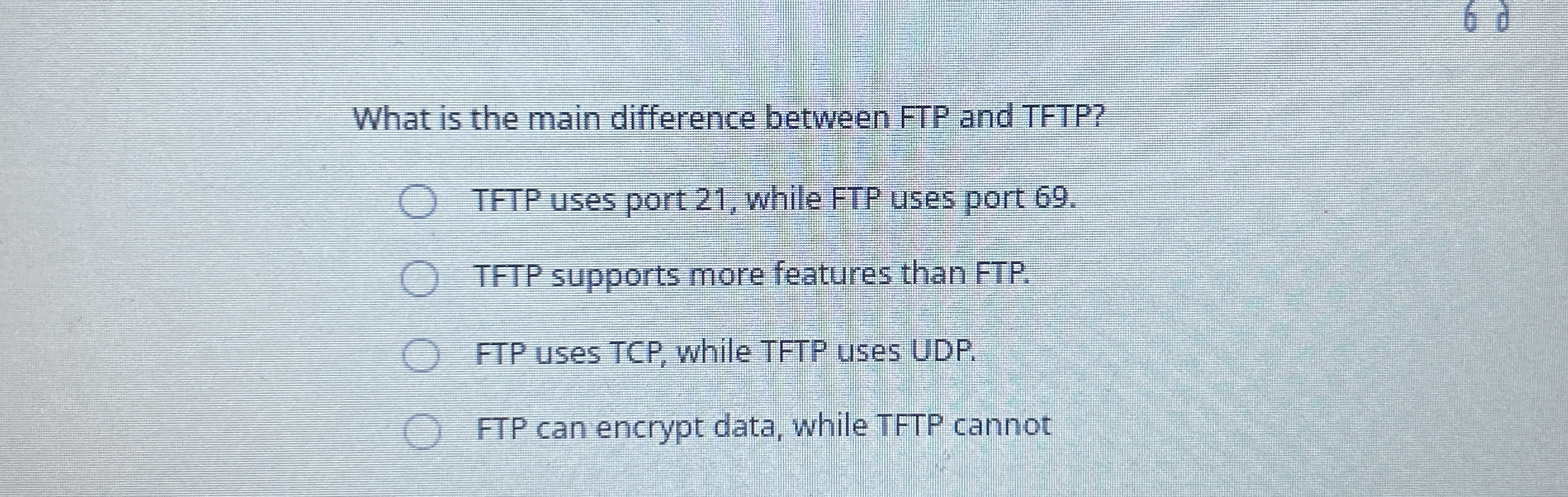 What is the main difference between FTP and TFTP