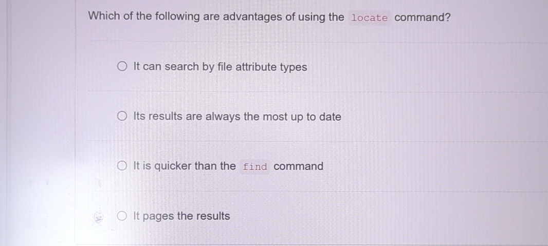 in linux Which of the following are advantages of