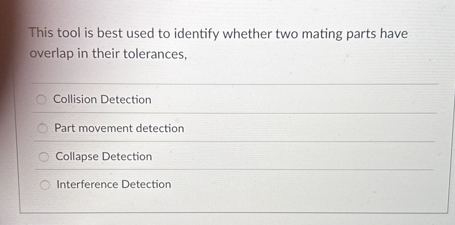 This tool is best used to identify whether two