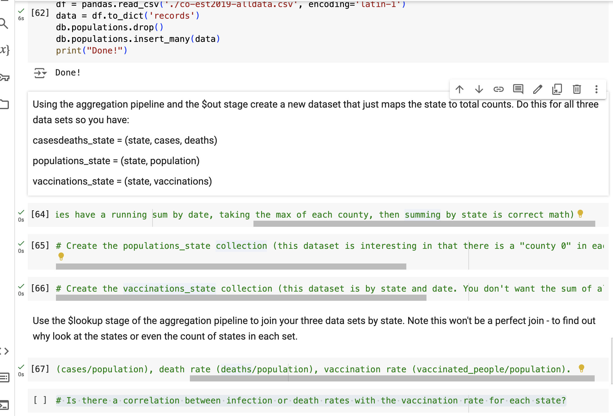 ` ` ` dt = pandas.read _ csv ( ' . / co - est 2 0