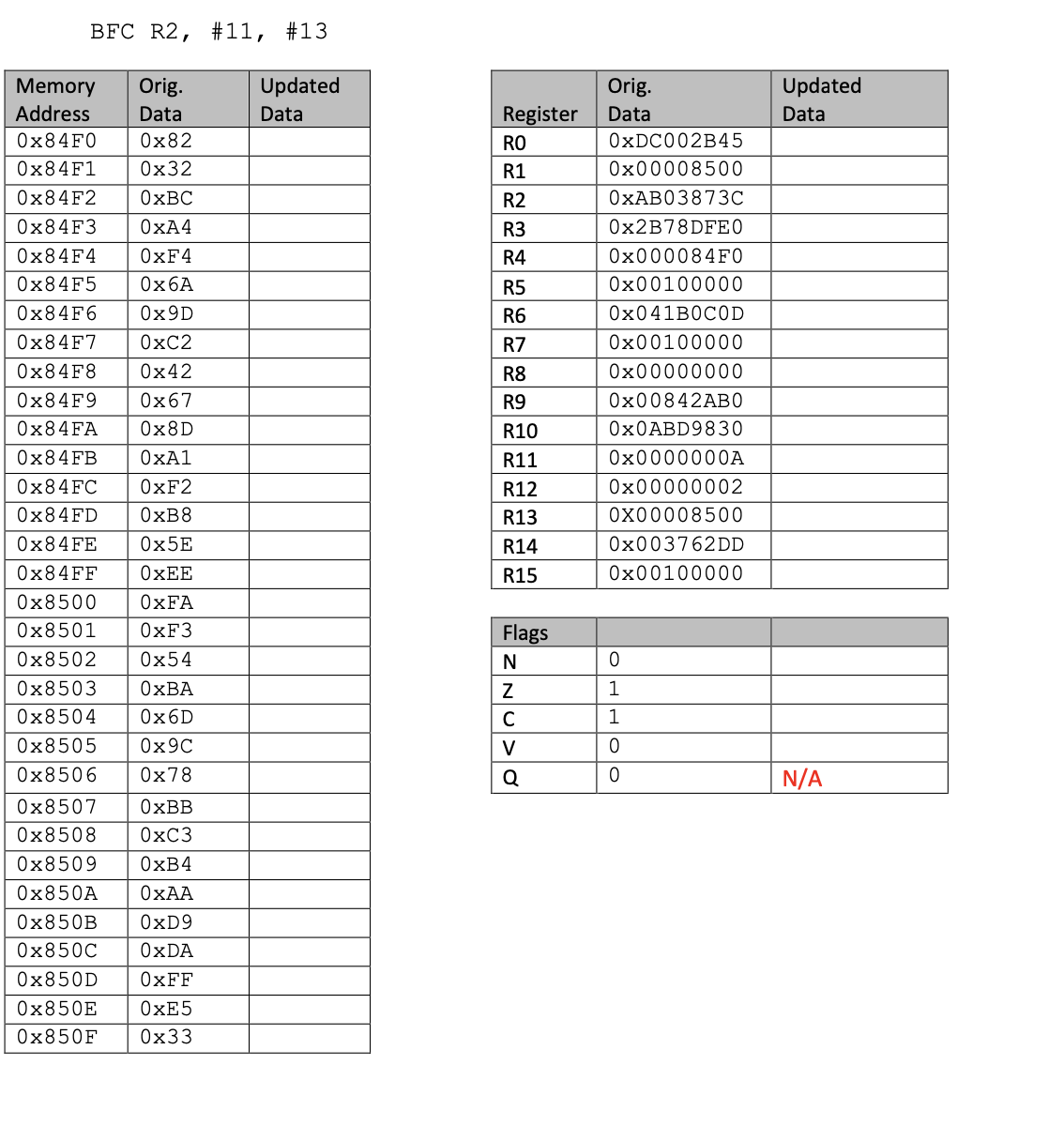 BFC R 2 , \ # 1 1 , \ # 1 3