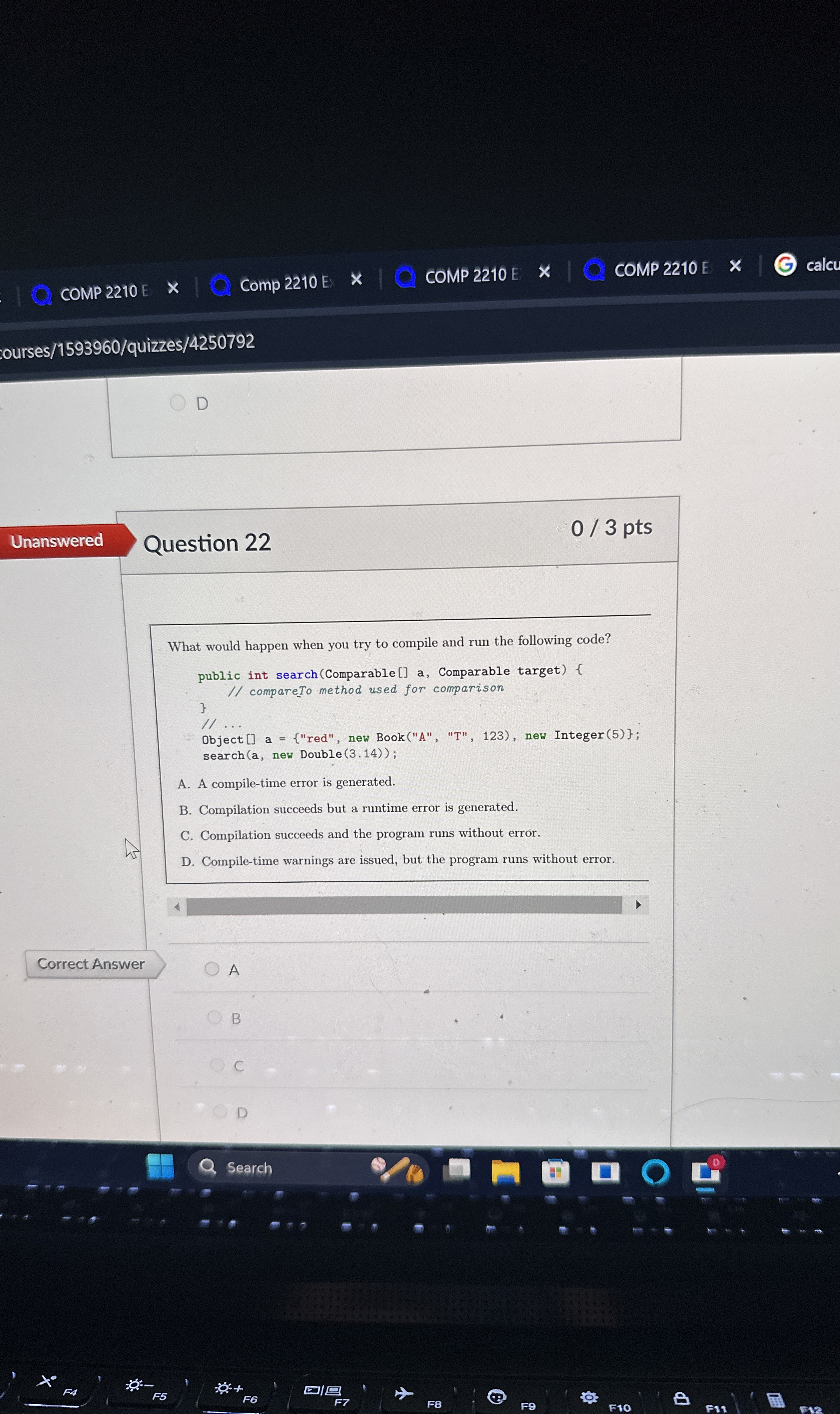 Question 2 2 What would happen when you try to