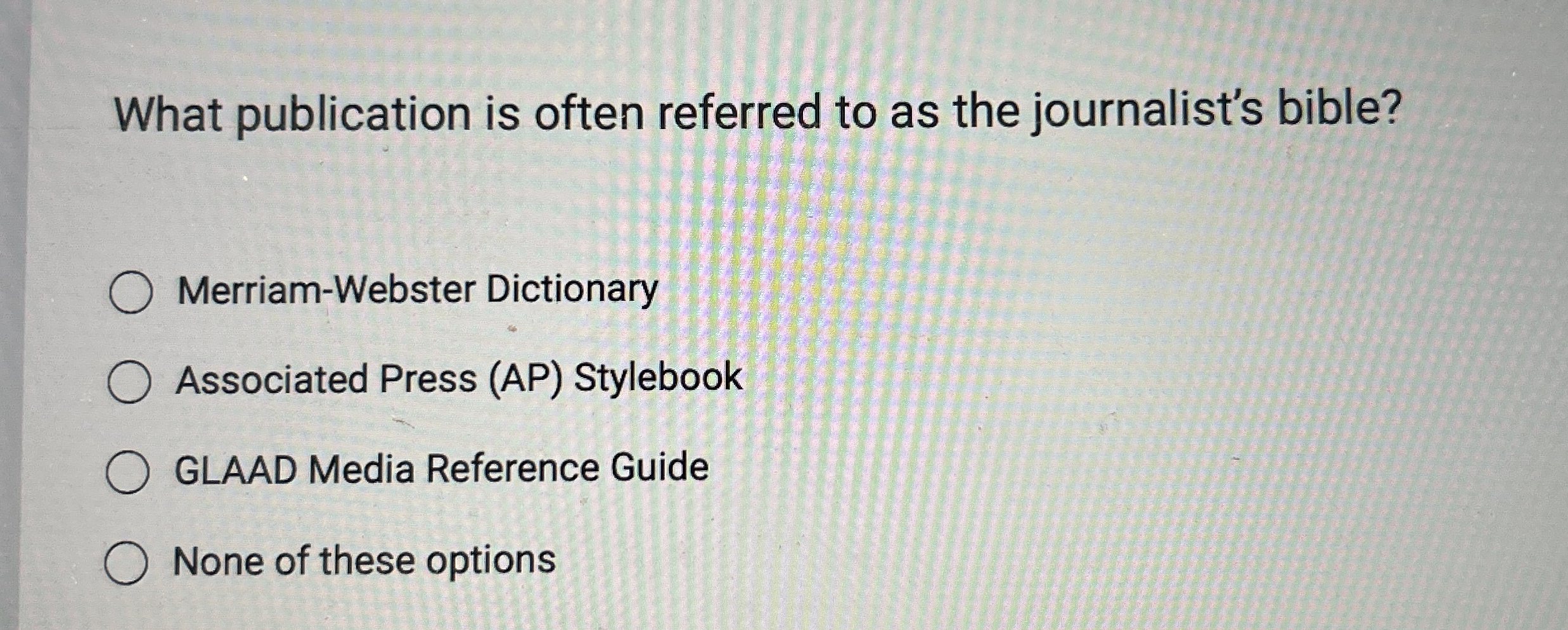 What publication is often referred to as the